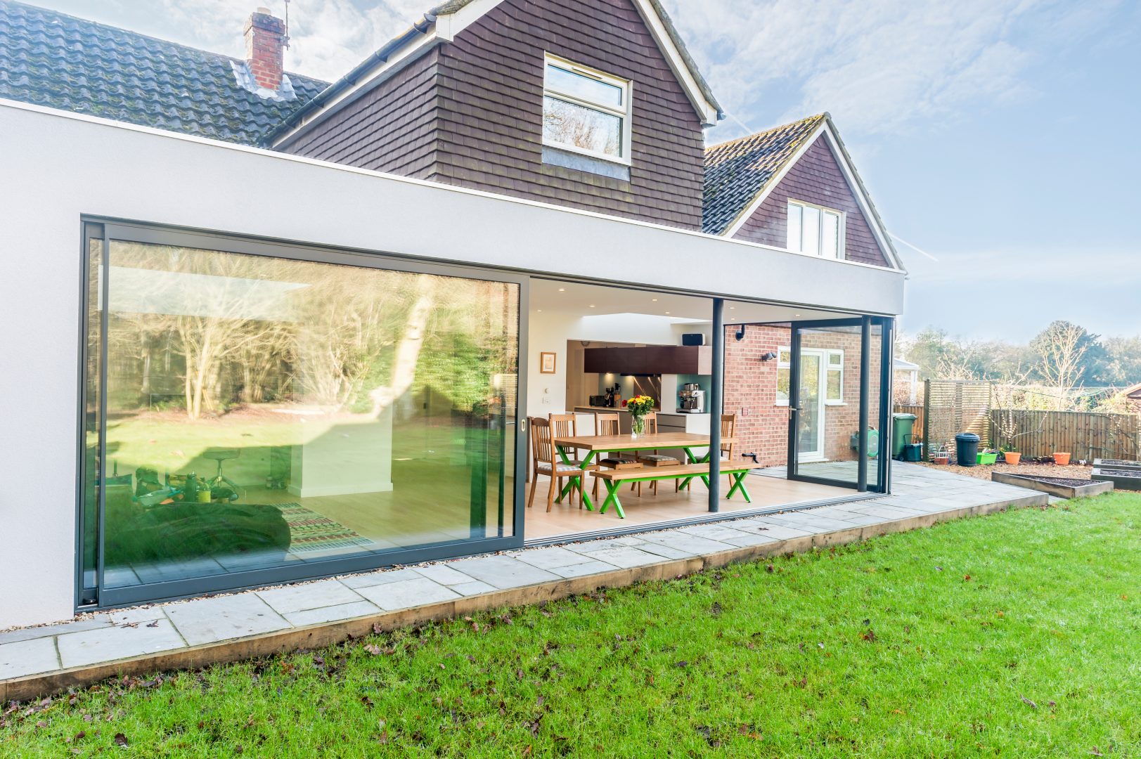 Image of a beautiful house extension